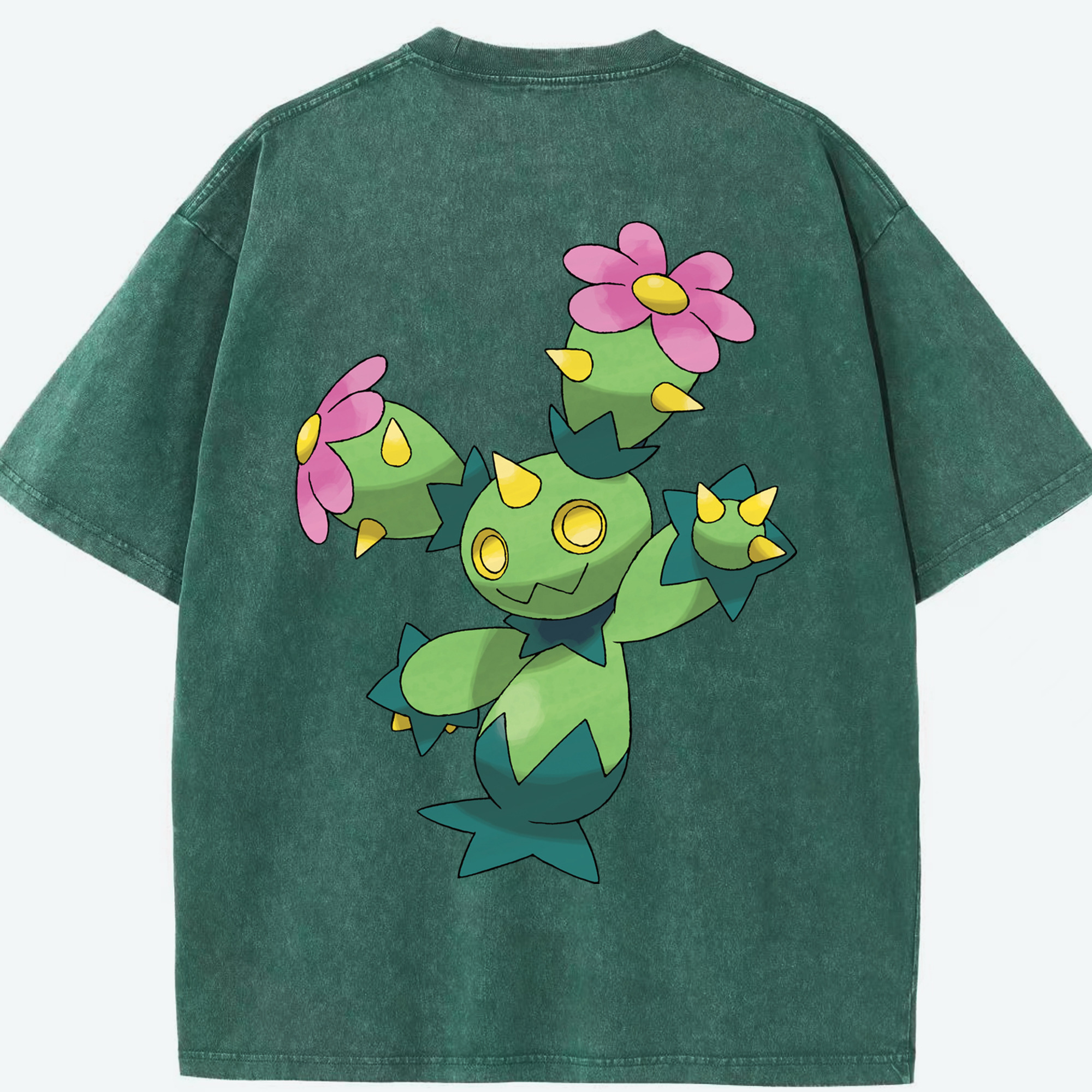 （画像用） ポケットモンスター Pokémon 綿100% ヴィンテージ風 半袖Tシャツ（背面プリント）